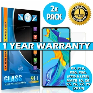 Screen Protector For Huawei P30 Lite, P40 Lite, P30 P40 Y5 Y6 Y7 Y8 Y9 P Smart - Picture 1 of 12