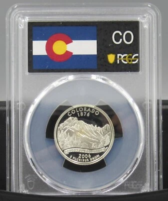 2006 S Colorado Silver PCGS PR 70 DCAM - Image 1 of 2