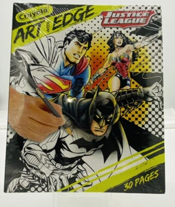 Crayola Art with Edge Justice League Coloring Pages Batman Superman Wonder Woman - Picture 1 of 4