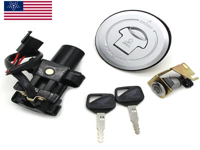 Ignition Switch Gas Cap Seat Lock Key For Honda CBR300R 2019-2020 ABS CBR250R Foto 1 de 4