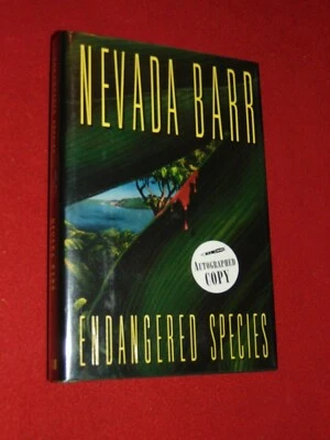 1997 SIGNED HB/DJ BOOK: "ENDANGERED SPECIES" BY NEVADA BARR - Image 1 of 4