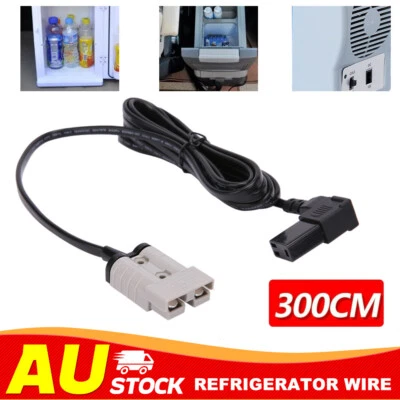 Power cord Lead Cable to Anderson Engel Fridge Plug 12V Right Angle 3m meters - image 1 of 4