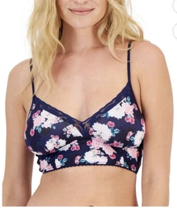 INC International Concepts Women's Lace-Trim Bralette Bouquet Floral Small - Picture 1 of 5