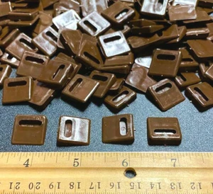 ⭐ TOP PICK!!⭐ 100pk SMALL 3/4" SHIMS WABBLE BALANCE SPACER LEVELING WEDGES BROWN - Picture 1 of 1