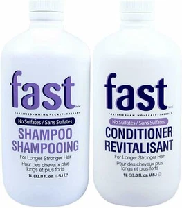 NISIM Fast 2 Pack Shampoo& Conditioner 1 LT No Sulfates, Parabens FAST FREE SHIP - Picture 1 of 1