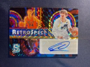 2023 Spectra Retrospect Signatures Lauri Markkanen #25/49 Jazz/Bulls - Picture 1 of 1