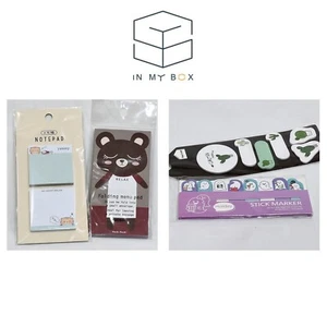 Paper Note and Stick Marker in Various Designs (4PCS) from Thailand - Bild 1 von 9