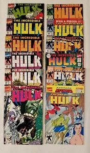 Lot of 12 MARVEL INCREDIBLE HULK COMICS #378 382-385 388-391 393 397 Annual - Picture 1 of 12