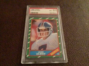 1986 Topps John Elway #112  PSA 8 - Picture 1 of 3