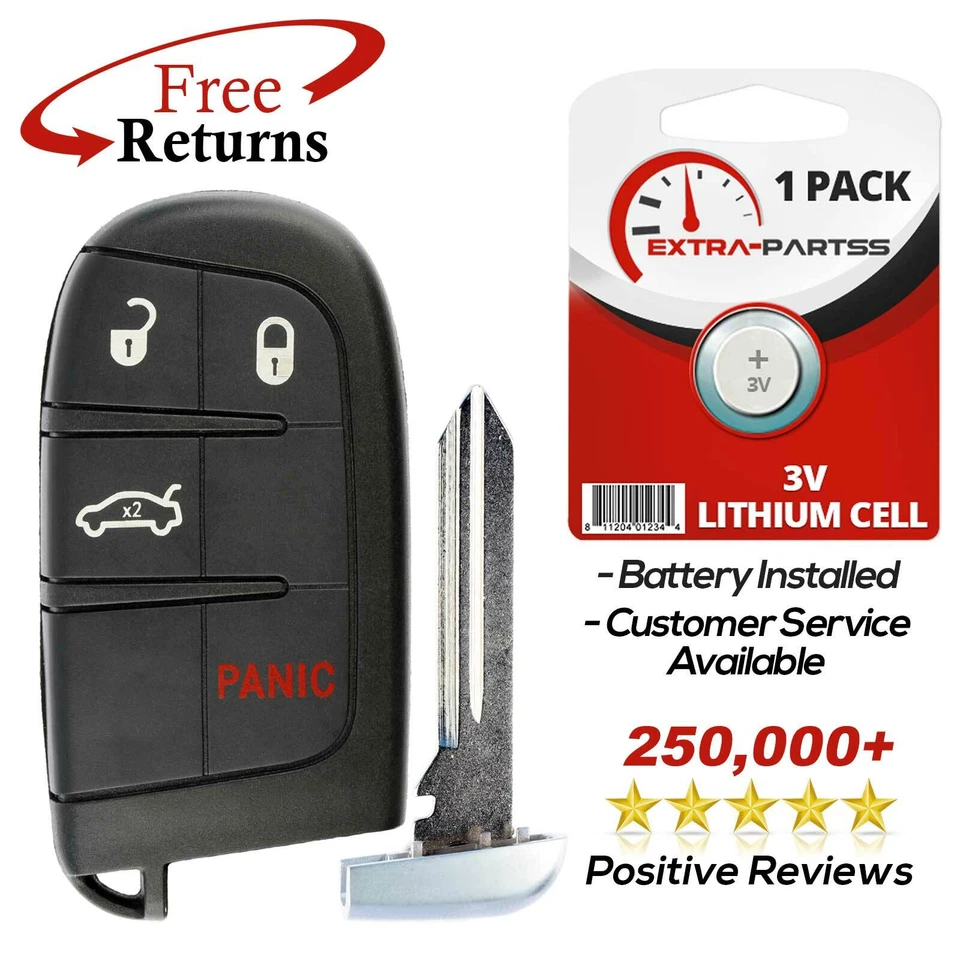 For 2015 2016 2017 2018 - Dodge Challenger Keyless Smart Remote Car Key Fob - Изображение 1 из 4