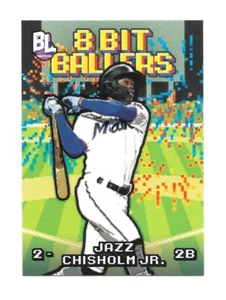 2023 Topps Big League JAZZ CHISHOLM JR 8-Bit-Baller - MIAMI MARLINS - #8B-12 - Bild 1 von 1