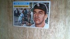 1956 Topps baseball card # 70 Jim Rivera EXNM