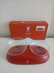 Liverpool FC LFC Adjustable Pet / Dog Bowl - 2 Bowls - 525ml & 340ml Red - Picture 1 of 24
