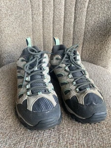 Women’s Merrell Moab 2 Waterproof Hiking Shoes Size 11 B Hiking Boots EUC - Picture 1 of 10