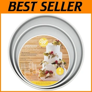 Professional Aluminum Cake Pan Set, 4-Piece - Picture 1 of 8