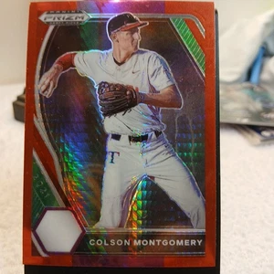Colson Montgomery 2021 Prizm Draft Picks #PDP22 Red & Purple Hyper White Sox - Picture 1 of 6