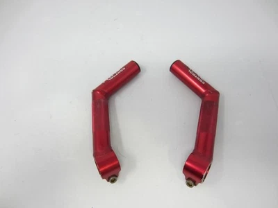 Vintage Control Tech Stix L Bend Mountain Bike Bicycle Cycling Bar Ends - Red - Image 1 of 4