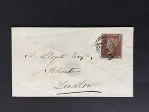 GB 1849 NUMERAL 783 + TENBURY DDA POSTMARKS ON COVER TO LUDLOW - Picture 1 of 2