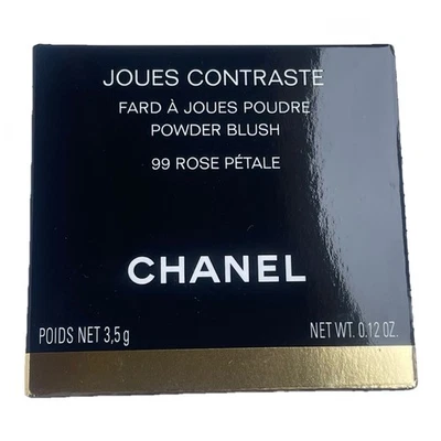 Chanel Joues Contraste Powder Blush 99 Rose Pétale  Rosewood Golden Shimmers - Image 1 of 4