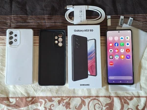 Samsung Galaxy A53 (2022) SM-A536B/DS - 128GB - Black (Unlocked) GSM Android 5G - Picture 1 of 24