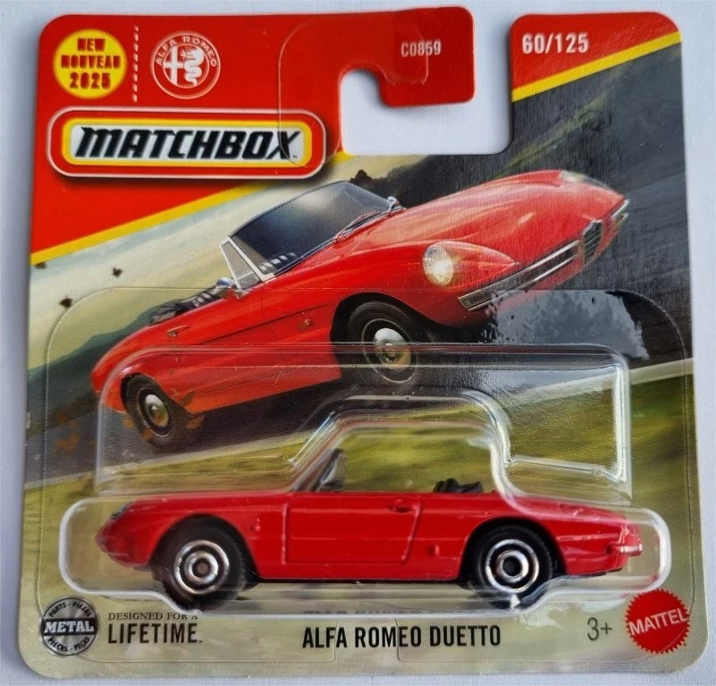 Matchbox - 1967 Alfa Romeo Duetto Spider - 60/125 - MBX Road Trip 2025 - JBR60 - Bild 1 von 3