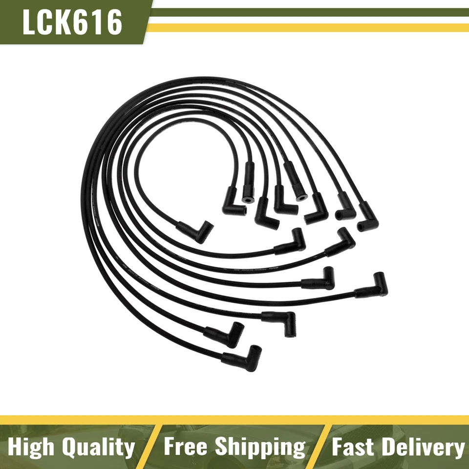 9608E AC Delco Juego de 8 cables de bujía nuevos para Chevy Olds Le Sabre Suburban Foto 1 de 4