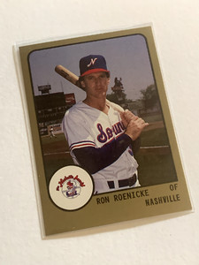 RON ROENICKE 1988 ProCards Nashville Sounds PWE SHIP