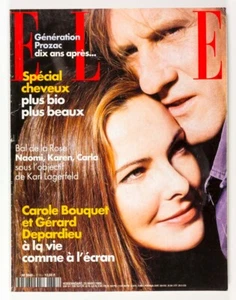 CAROLE BOUQUET Depardieu NAOMI CAMPBELL Mulder HELENA CHRISTENSEN Elle magazine - Picture 1 of 4