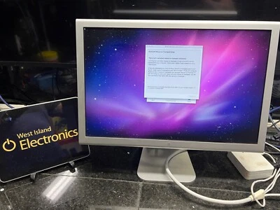 Pantalla de cine LCD de pantalla ancha Apple de 20" | A1081 CON fuente de alimentación-3116 Foto 1 de 4