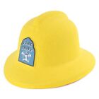 Bristol Novelty BH496 Fireman Helmet Felt with Badge, Mens, Yellow, One Size 1 Y