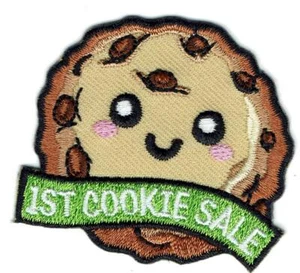 Girl FIRST COOKIE SALE Cookies Daisy Brownie Fun Patches Crest Badge SCOUT GUIDE - Picture 1 of 1