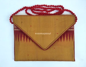 Handmade Pom Pom Clutch Bag, Cosmetic Bag from indian, Ethnic crossbody Bag - Picture 1 of 4