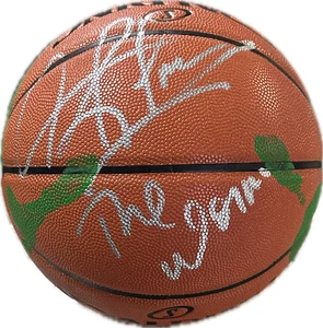 Dennis Rodman Handprint & Signed Autographed Basketball JSA Full Letter Authen - Picture 1 of 5