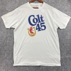 Pabst Colt 45 Malt Liquor T-Shirt Mens Xl White Ripple Junction Cotton Tee Nwt