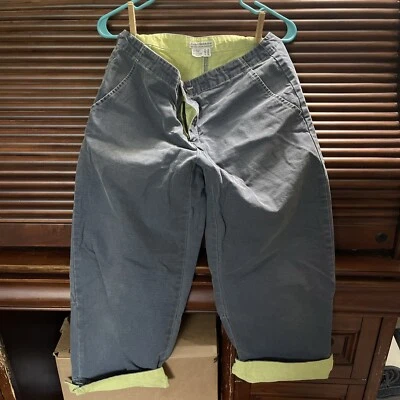 Pantalones capri de senderismo Royal Robbins para mujer talla 6 verde tiro medio viaje al aire libre Foto 1 de 4