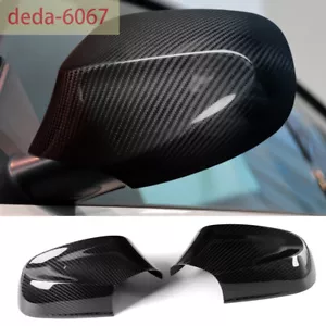 Cubierta de espejo retrovisor de fibra de carbono real para BMW Serie 1 E87 E82 2010-2011 - Imagen 1 de 12