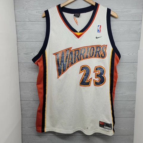 Vintage NIKE Golden State Warriors Jason Richardson NBA Jersey Men's XL Cover