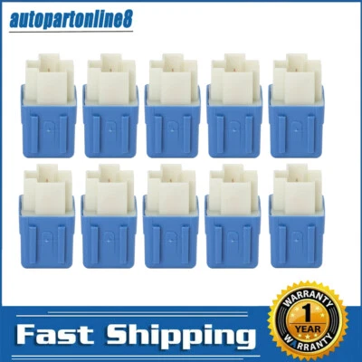 Set of 10 Fit For 2000-2002 Nissan Xterra 2.4L 3.3L 25230-79981n 4 Pin Relay - Imagem 1 de 4