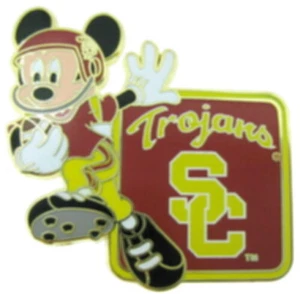 USC Trojaner Pins Disney Mickey Mouse RAR University of Southern California Pin - Bild 1 von 2