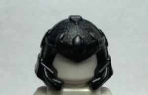 NEW LEGO Black Troll Helmet Castle Minifigure Headwear Headgear Fig J9 - Picture 1 of 1
