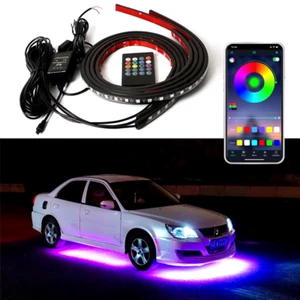 STRISCE LED LUCI SOTTO AUTO ESTERNO LUCI LED UNDERGLOW APP RGB ATMOSFERA LIGHT - Foto 1 di 8