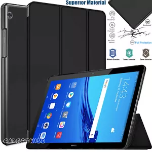 Leather Magnetic Smart Stand Case Cover for Huawei MediaPad T5 10.1" Tablet 2018 - Picture 1 of 2