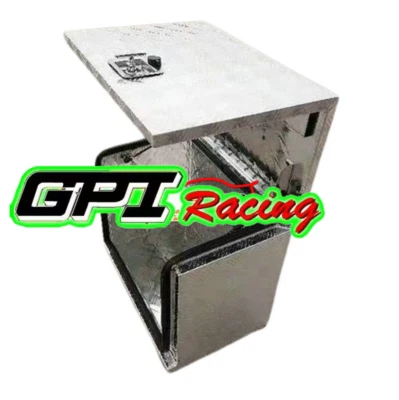 24"/30" Aluminum Underbody Truck Trailer Pickup RV Storage Tool Box +Lock+Key - Image 1 of 4