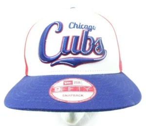 Chicago Cubs Hat New Era 9Fifty Snapback Hat Blue Baseball Hat Cap  - Picture 1 of 11