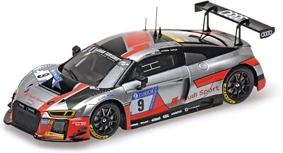 Audi R8 Lms #9 24h Nurburgring 2017 Muller Fassler Minichamps 437171709 1/43 - Image 1 of 2