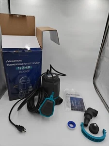 Aquastrong 1/2HP Submersible Utility Sump Pump ESU050P - Picture 1 of 5