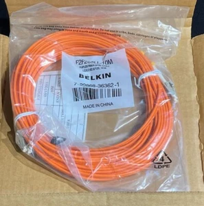 Belkin F2F202LL-10M Duplex Fiber Optic Cable - LC/LC; 62.5/125; 10 X-LC/LC-10M - Picture 1 of 3