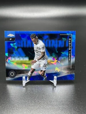 2021 Topps Chrome Sapphire MLS Soccer #40 Romell Quioto - Club de Foot Montreal - Image 1 of 2