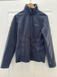 Columbia Women's Fleece Omni Heat Blue Full Zip Pockets Interchange Jacket - S - Picture 1 of 4