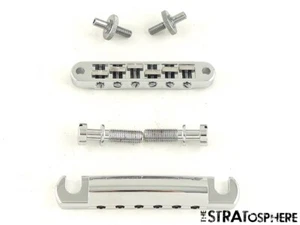 Gibson Tune-O-Matic Bridge Tailpiece Les Paul Modern Lite Model Aluminum/Chrome - Picture 1 of 1